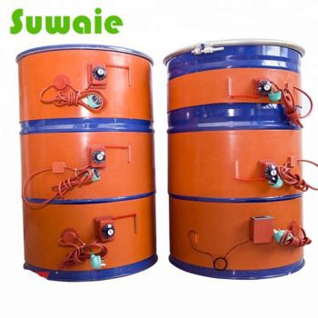 Fleksible silikonegummi tromlevarmere